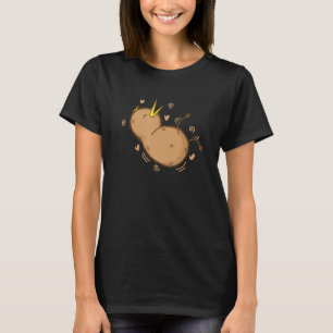 Kiwi Bird laughing Kiwi Fruit New Zealand T-Shirt