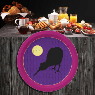 Kiwi Bird & Moon - New Zealand Party / BBQ Paper Plate