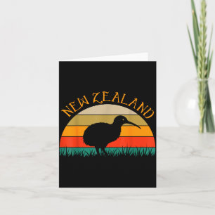 Kiwi Bird Nz Travel New Zealander New Zealand Card