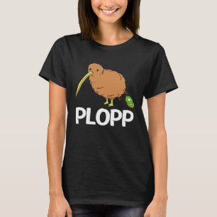 Kiwi Bird Poop Kiwi Fruit Bird Pun T-Shirt