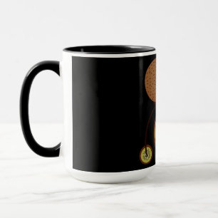 Kiwi Bird Riding Bicycle Mug