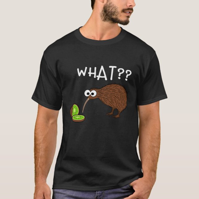 Kiwi Bird Wild Bird Watching T-Shirt (Front)