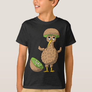 Kiwi Bird with Kiwi Fruit as Hat T-Shirt
