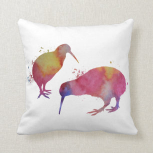 Kiwi birds cushion