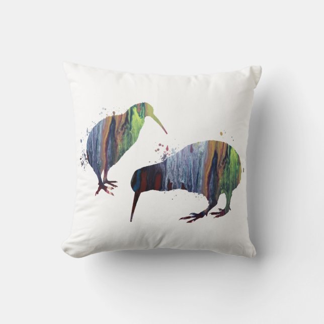 Kiwi birds cushion (Front)