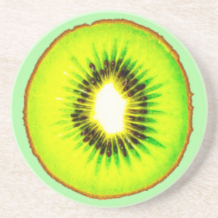 kiwi customisable coaster