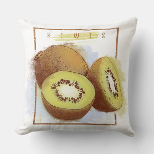 Kiwi design cushion