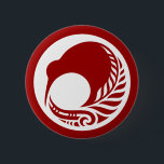 Kiwi Fern Disc 6 Cm Round Badge<br><div class="desc">Kiwi Fern Disc</div>