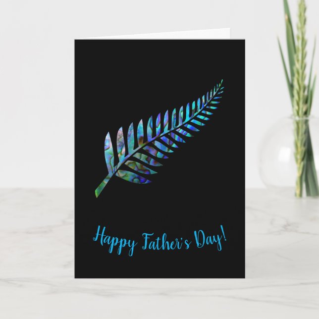 KIWI FERN FATHER'S DAY CARD (Front)