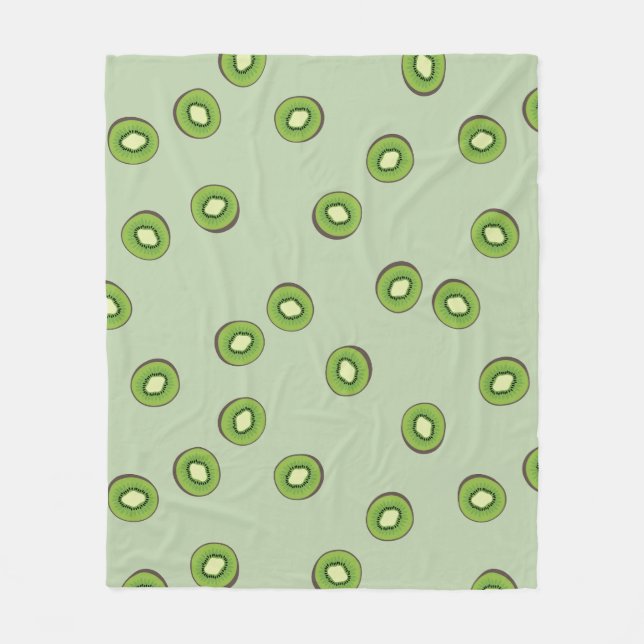 Kiwi Fleece Blanket (Front)
