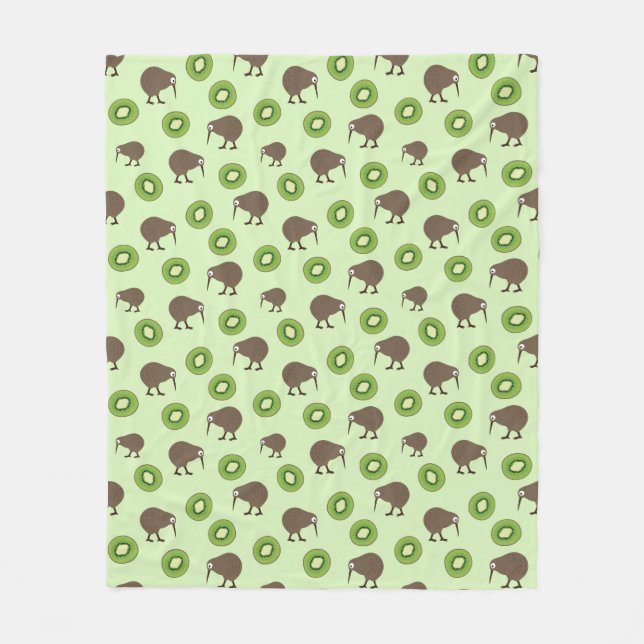 Kiwi Fleece Blanket (Front)