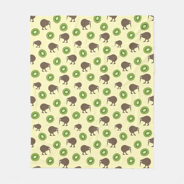 Kiwi Fleece Blanket (Front)