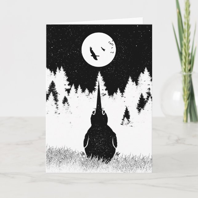 Kiwi Flightless Bird Card (Front)