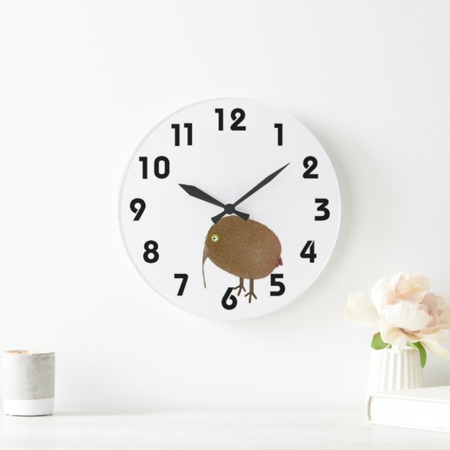 Kiwi Fruit Bird Clock (Home)