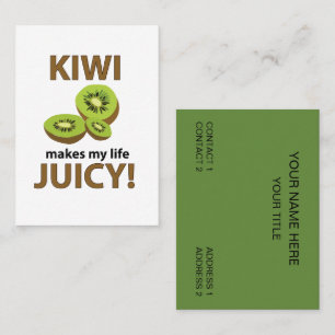 Kiwi Fruit Business Card