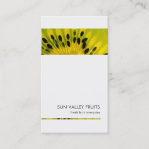 Kiwi Fruit Closeup Wholesale Business Card
