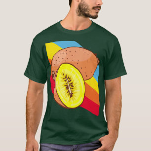 Kiwi Fruit Food Vegan Vegetarian T-Shirt