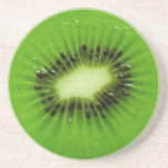 Kiwi Fruit Fresh Slice Coaster<br><div class="desc">Slice of fresh kiwi fruit.</div>