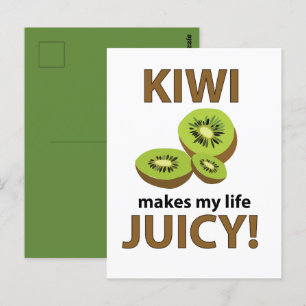Kiwi Fruit Lover  Postcard