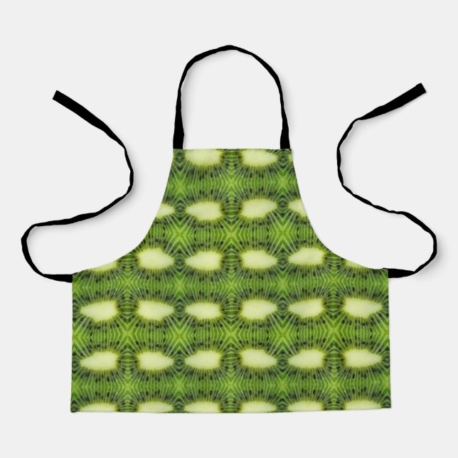 Kiwi fruit pattern apron (Front)
