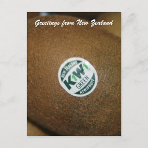 kiwi fruit postcard