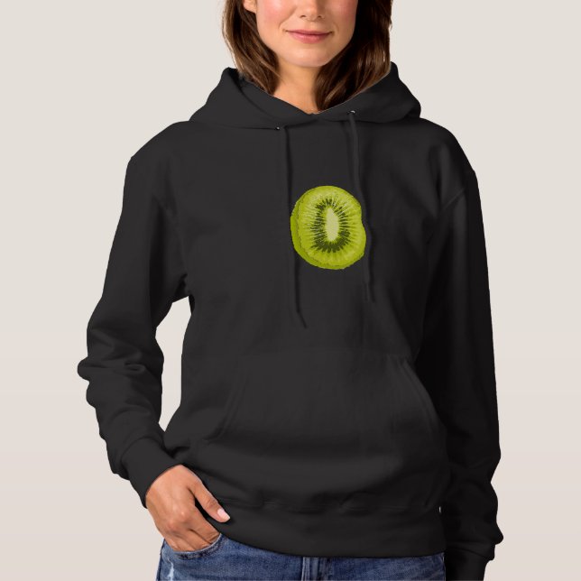 Kiwi Fruit Vacation Beach Pool Party Hoodie (Front)