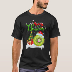 Kiwi Fruit  Xmas Decorations Santa Kiwi Fruit Chri T-Shirt