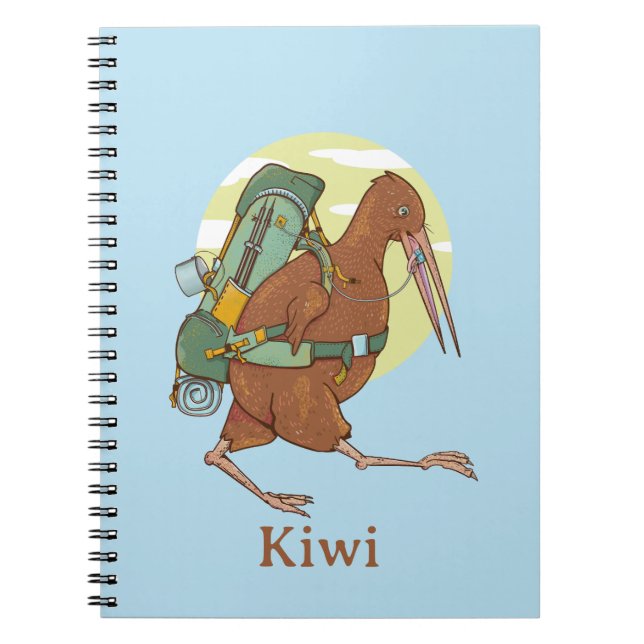 Kiwi hiking tramping notebook (Front)