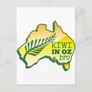 KIWI in OZ (Australia) BRO Postcard