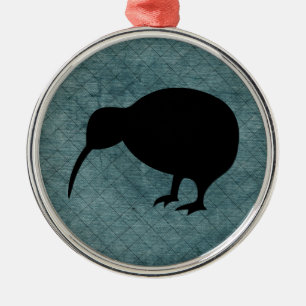Kiwi Metal Tree Decoration