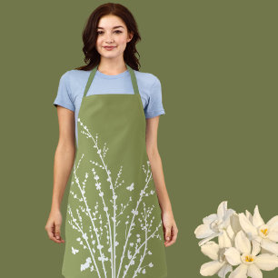 Kiwi Minimal Butterflies and Branches     Apron