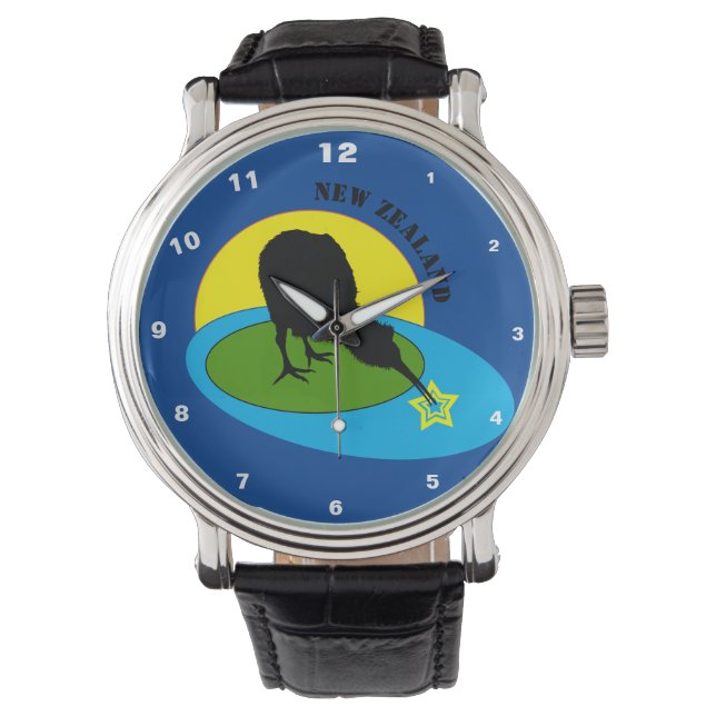 Kiwi - New Zealand Bird & Bro Fashion (Watch) Watch (Front)