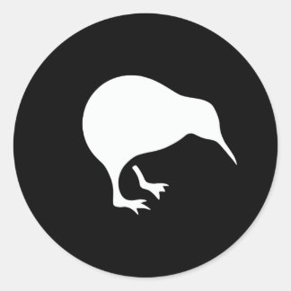 Kiwi New Zealand emblem Classic Round Sticker
