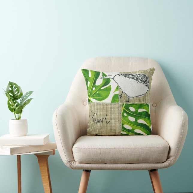 Kiwi - New Zealand native bird, kiwiana Cushion (Chair)