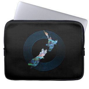 KIWI NEW ZEALAND PAUA LAPTOP SLEEVE