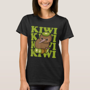 Kiwi New Zealand Quote For A Kiwi Bird Lover T-Shirt