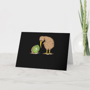 Kiwi New Zealand unable to fly Vogel Kiwifruit Card