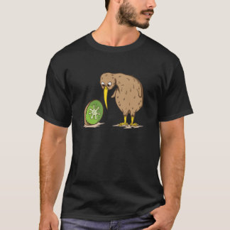 Kiwi New Zealand unable to fly Vogel Kiwifruit T-Shirt