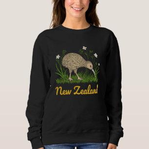 Kiwi New Zealand Vintage Bird NZ Cute Kiwis New Ze Sweatshirt