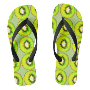 Kiwi pattern jandals