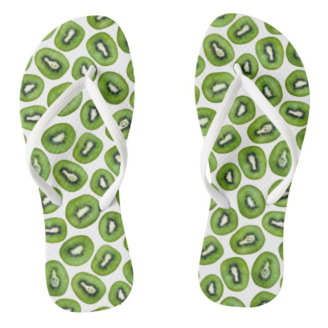 Kiwi Pattern Jandals (Footbed)
