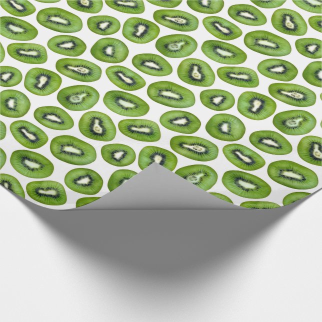 Kiwi Pattern Wrapping Paper (Corner)