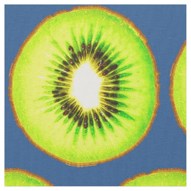 Kiwi Patterned Fabric (Close Up)