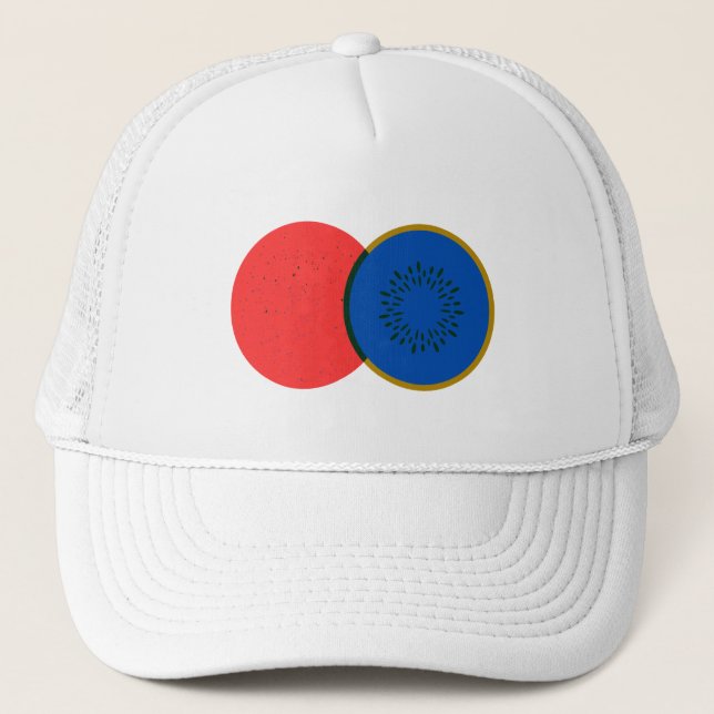 Kiwi Peaces  Trucker Hat (Front)
