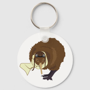 Kiwi Pilot Key Ring