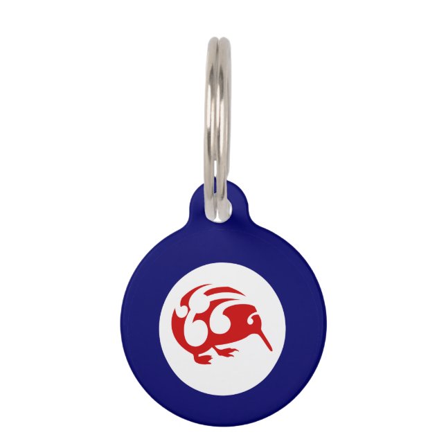 Kiwi Roundel Pet Tag (Front)