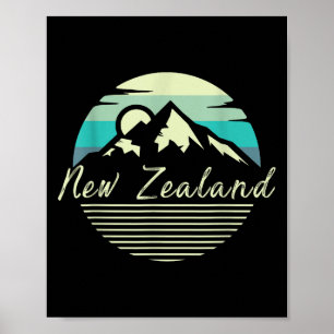 Kiwi Rugby New Zealand Country Gift New Zealand  Poster
