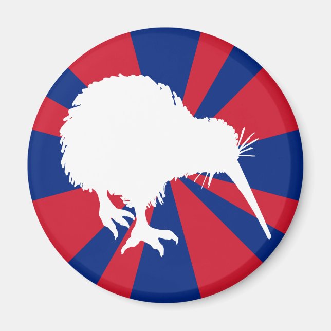 Kiwi Silhouette Magnet (Front)