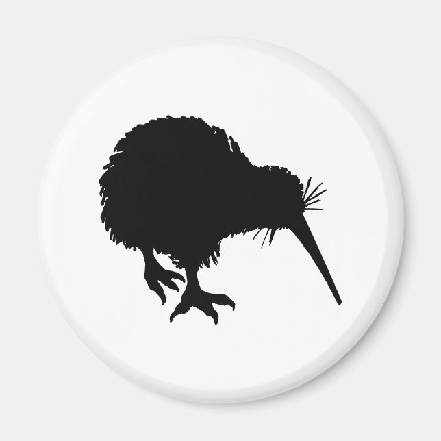 Kiwi Silhouette Magnet (Front)
