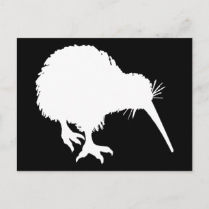 Kiwi Silhouette Postcard